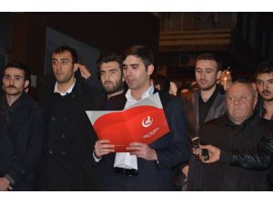 Bilecik Ülkü Ocakları Madenciler Gününde Madencileri Mum Yakarak Andı