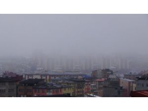 Kars’ı Sis Kapladı