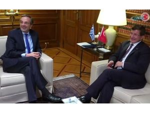 Başbakan Davutoğlu Yunan Mevkidaşı İle Bir Araya Geldi