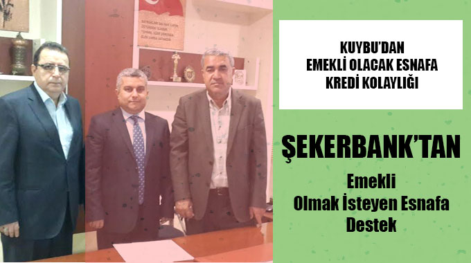 Şekerbank’tan Emekli Olmak İsteyen Esnafa Destek