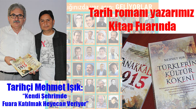 Tarih romanı yazarımız Kitap Fuarında