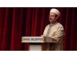 Diyanet İşleri Başkanı Görmez Bingölde Din Görevlileriyle Bir Araya Geldi