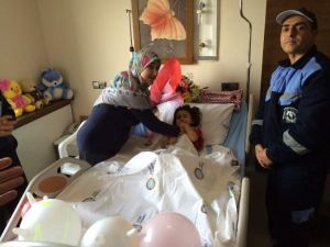 Davutoğlu O Kahramanla Görüştü