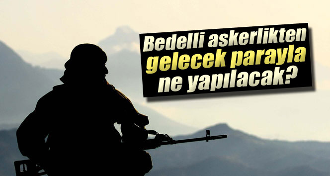 Bedelli askerlikten gelecek para nereye harcanacak?