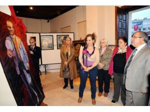 Bursa Güzel Sanatları Koruma Ve Geliştirme Derneğinden Bilecikte Resim Sergisi