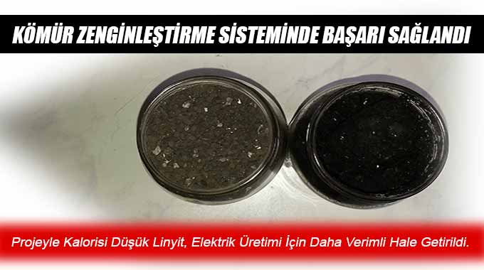 Kömür Zenginleştirme Sisteminde Başarı Sağlandı