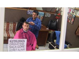 Artvinli Berberin İlginç Kampanyası