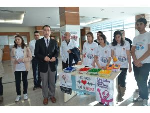 Öğrencilerden “Organ Bağışına Siz De Bir El Verin” Etkinliği