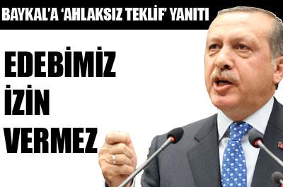 FLAŞ! Erdoğan: Edebimiz izin vermez 