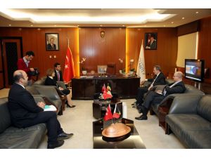 Belçika Büyükelçisi Trenteseau’dan Başkan Şahin’e Ziyaret