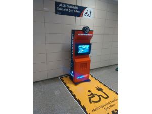 Metrolara Engelliler İçin Akü Şarj Üniteleri Yerleştirildi