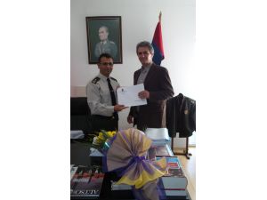 Alanya Jandarmaya İsveçten Teşekkür