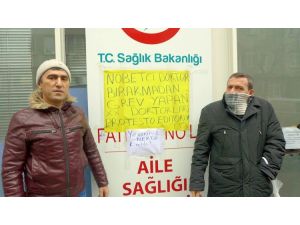 İş Bırakan Aile Hekimlerine Protesto