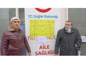 Bu Da İş Bırakan Hekimleri Protesto