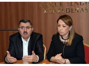 Ak Parti Genel Başkan Yardımcısı Çalık’tan Memur-sen’e Ziyaret Etti