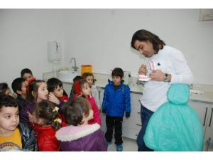 Çocuklar, Diş Hekimi Fobisini Yenmeye Çalıştı
