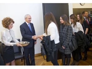 İstanbul Arel Üniversitesi Öğrencileri Kılıçdaroğlu’nu Ziyaret Etti