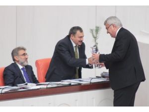 Bakan’a Çam Fidanı Hediyesi