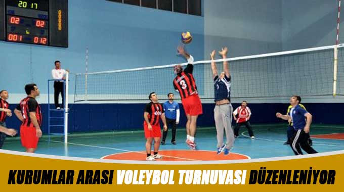 Kurumlar Arası Voleybol Turnuvası Düzenleniyor
