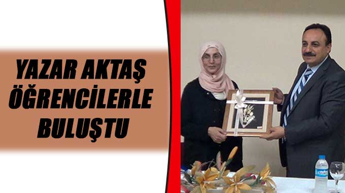 Yazar Aktaş Öğrencilerle Buluştu