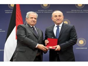 Filistin Büyükelçisine ’Üstün Hizmet’ Ödülü