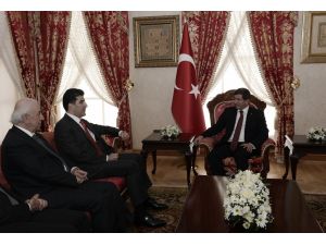Başbakan Davutoğlu, Barzani İle Bir Araya Geldi