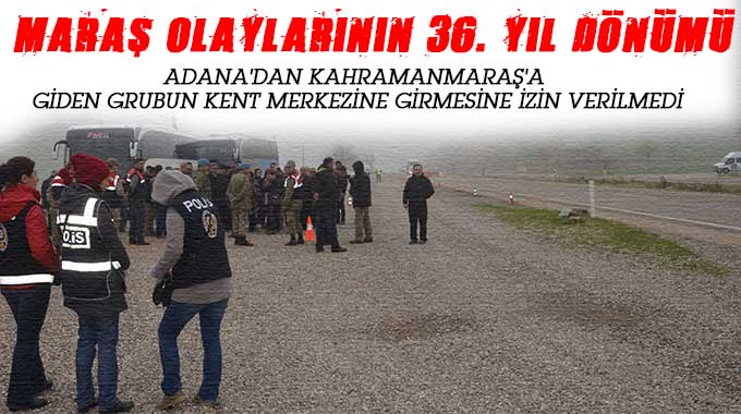 Maraş Olaylarının 36. Yıl Dönümü