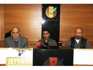 Gaziantep’te ‘Zeytinlikler’ İçin Basın Toplantısı