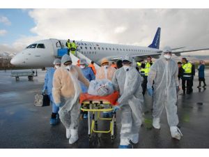 Havalimanında Ebola Tatbikatı