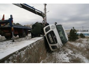 Yozgat’ta Kar Kazalara Sebep Oldu