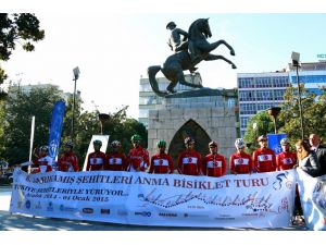 6. Sarıkamış Şehitlerini Anma Bisiklet Turu Samsun Etabı Geçildi