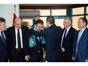 Denizlispor Yönetimi, Vergi Dairesi Başkanı Zafer Evciyi Ziyaret Etti