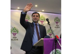 Elazığ’da Partisinin Kongresine Katılan Hdp Eş Genel Başkanı Selahattin Demirtaş: