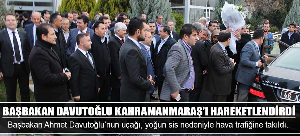 Başbakan Davutoğlunun Uçağına Sis Engeli