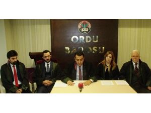 Ordu Barosu’ndan ‘Makul Şüphe’ Tepkisi