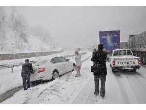 Bursa-ankara Kara Yolu Trafiğe Kapandı