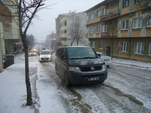 Tekirdağda Kar Ve Tipi Hayatı Felç Etti