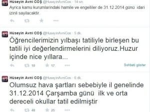 Sakaryada Kar Yağışı