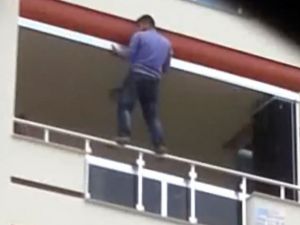Balkonda Tehlikeli Çalışma