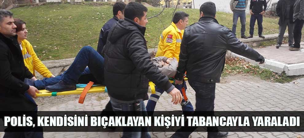 Polis, Kendisini Bıçaklayan Kişiyi Tabancayla Yaraladı