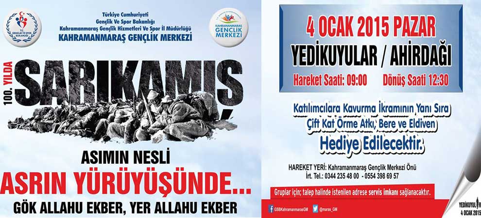 Sarıkamış Şehitleri Anma Proğramı
