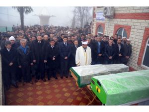 Irakta Ölen İşçiler Son Yolculuğuna Uğurlandı