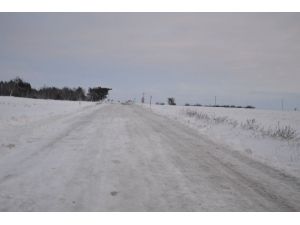 Tekirdağ Yolu Trafiğe Kapandı ! Bir Otobüs Yan Yattı
