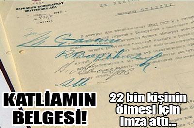 Katliamın belgesi 