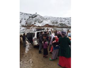Damdan Düşen Kadın, Kar Nedeniyle Köyde Mahsur Kaldı