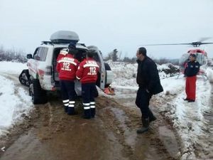 Köye Helikopterle Ulaşılabildi