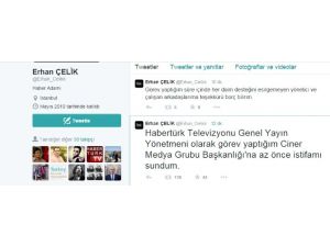 Erhan Çelik İstifa Etti