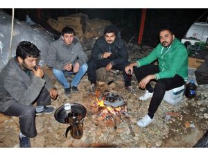 (Özel Haber) Antalya Seralarında Çiftçinin Don Nöbeti