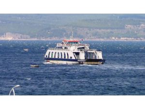 Çanakkalede Feribot Seferleri İptal Edildi