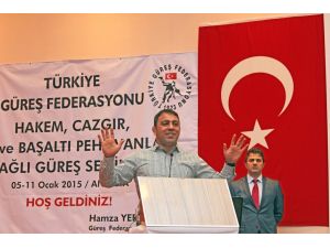 Hakem, Cazgır, Baş Ve Başaltı Pehlivanları Yağlı Güreş Semineri Antalyada Devam Ediyor